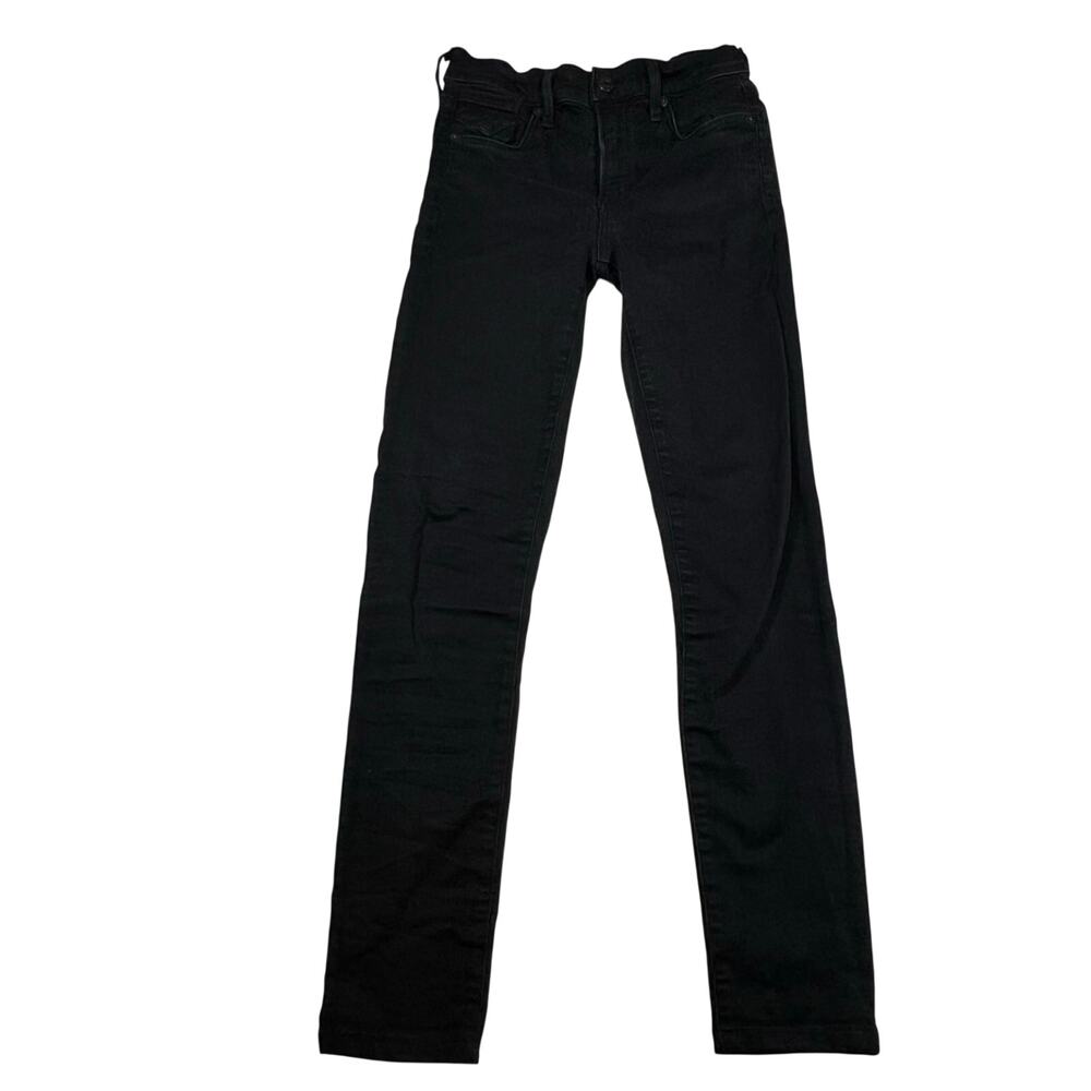 AGOLDE Los Angeles Premium Jeans Women Size 24 Black Skinny Slim Stretch Denim